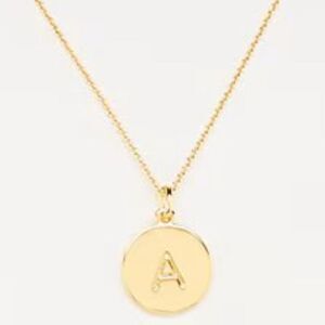 Kate Spade Mini Initial Pendant Necklace, A, NWT